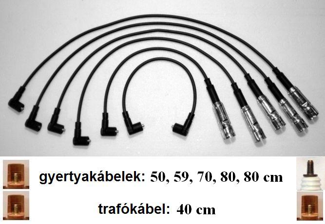 Gyjtkbel kszlet Audi 80, 90, 100, A6   2.0, 2.2, 2.3 Kugler Kbel