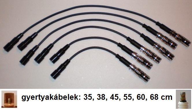 Gyjtkbel szett Audi 80, 100, A4, A6, A8  2.6, 2.8 Kugler Kbel