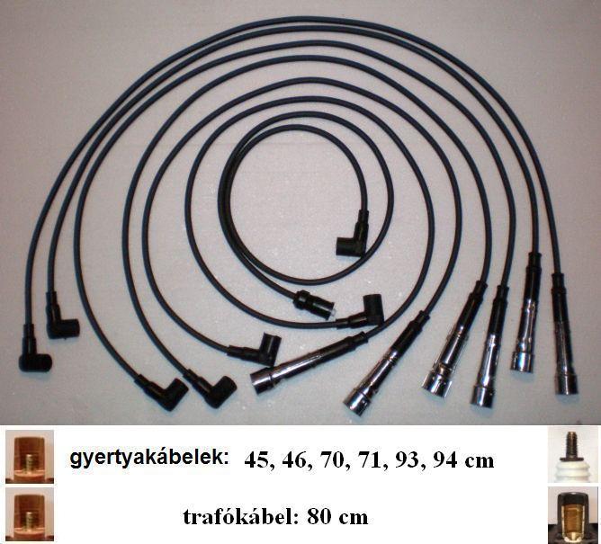 Kugler gyjtkbel szettt Mercedes S-osztly (W108, W109),   W114, W123, S123   2.5, 2.8  literes motorok